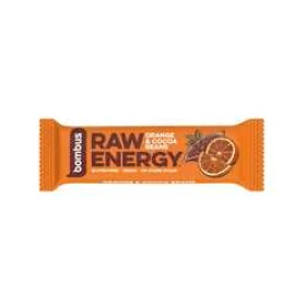 Bombus Raw Energy tyčinka pomeranč a kakaové boby 50 g
