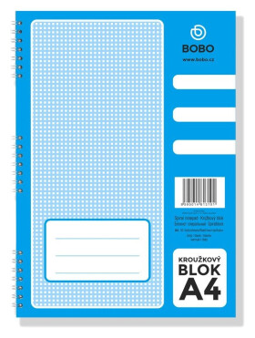 Blok s boční vazbou A4, čistý, 50 listů