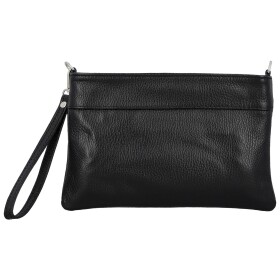 Módní dámská kožená mini crossbody kabelka Kaliopi, černá