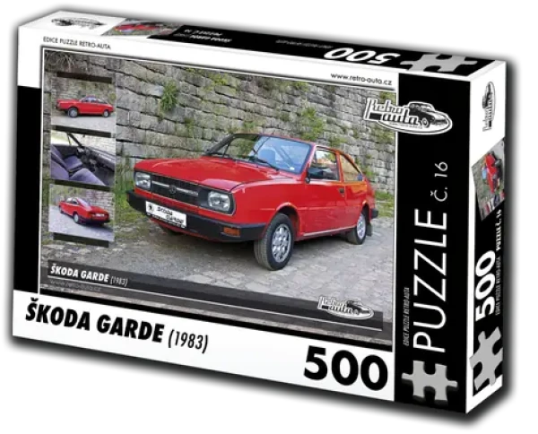 RETRO-AUTA Puzzle Škoda Garde (1983)