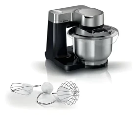 Bosch MUMS2VM00 černá/stříbrná / Kuchyňský robot / 900W / mísa 3.8 L / hnětení / šlehání (MUMS2VM00)