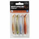 Savage Gear Gumová nástraha Slender Scoop Shad Clear Water Mix 4ks - 13cm 12g,Savage Gear Gumová nástraha Slender Scoop Shad Clear Water Mix 4ks - 13c
