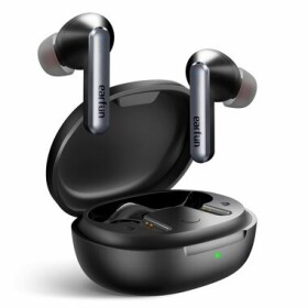 EarFun Air S černá / bezdrátová sluchátka / mikrofon / Bluetooth 5.2 / IPX5 / výdrž až 30 h (TW201 Air S)