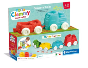 Soft Clemmy Senzorický vláček s kostkami