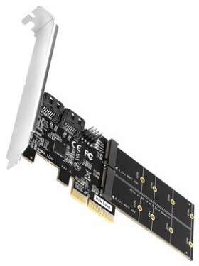 AXAGON PCES-SA4M2 / PCIe SATA + M.2 řadič / 2x M.2 2230-2280 / 2x SATA III (PCES-SA4M2)