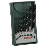Sada spirálových vrtáků do dřeva Bosch Accessories 2609255326, 2 mm, 3 mm, 4 mm, 5 mm, 6 mm, 1 sada