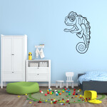 Samolepka Kouzelný chameleon Barva: černá, Velikost: 37 x 60 cm