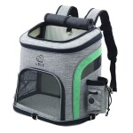 Smart šedo-modrý batoh pro psa | do 6 Kg Barva: Černá, Dle váhy psa: do 6 kg