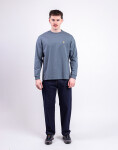 Tričko Carhartt WIP L/S Chase T-Shirt Cozy Blue/Gold