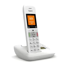 Gigaset E390A bílá / Bezdrátový domácí telefon / Se záznamníkem / ECO DECT / Telefonní seznam 200 kontaktů (S30852-H2928-C102)