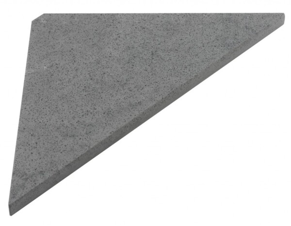 SAPHO - ABELINE rohová police rockstone 200x200, concrete AE200-4033