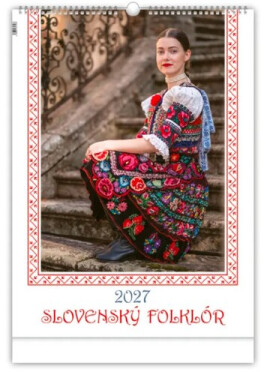 Slovenský folklór 2027 - nástenný kalendár