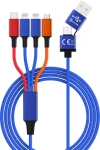 Smrter Hydra Elite 6in1 / Nabíjecí kabel / Nylon / Lightning (SMRTER_ELITE_L_MIX)