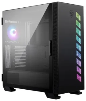 MSI MAG VAMPIRIC 300R černá / E-ATX / 2x USB-A 3.2 / 1x USB-C 3.2 / 1x 120mm / průhledná bočnice / bez zdroje (306-7G19R21-809)