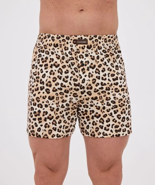Boxerky Cornette Classic 001/181 S-2XL hnědá XL