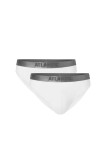 Pánské slipy ATLANTIC Mini 2Pack bílé Velikost:
