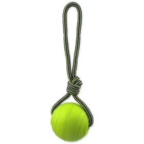 Dog Fantasy Hračka - EVA Foam míč s lanem plastová a plovoucí zelená 8 cm (454-13310)