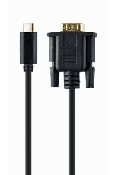 Gembird adaptér USB Typ-C (M) na VGA (F) 2m (A-CM-VGAM-01)