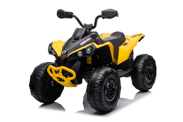 Mamido Dětská elektrická čtyřkolka Can-Am Renegade | R/C | 180W | 4x4 | 12V14Ah | EVA žluté