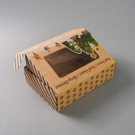 Cake star Vánoční krabice "stromeček" 25x17x7cm