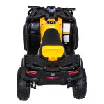 Mamido Dětská elektrická čtyřkolka XT-Speed 4x80W 24V žlutá