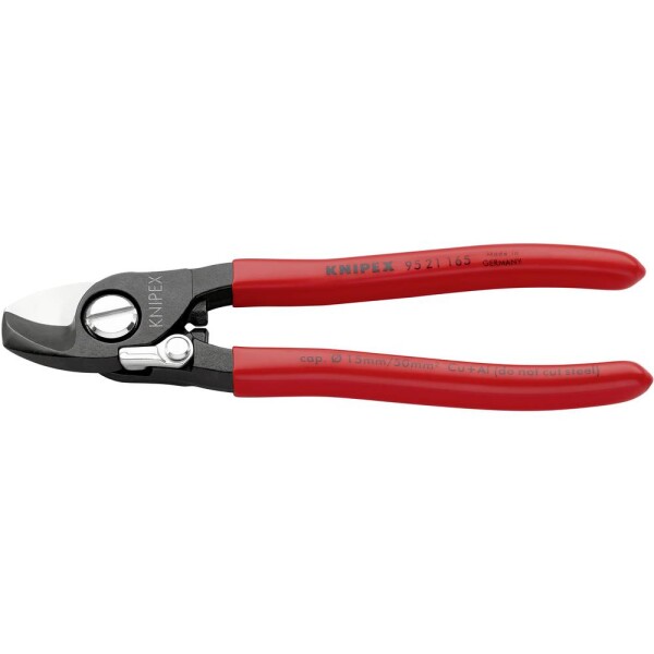 Knipex KNIPEX 95 21 165 kabelové nůžky Vhodné pro (odizolační technika) hliníkový a měděný kabel, jedno- a vícežilový 15 mm 50 mm²