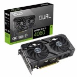 ASUS Dual GeForce RTX 4060 OC EVO 8GB / 1830 - 2535Mhz / 8GB GDDR6 / 128bit / 1x HDMI + 3x DP / (8) (90YV0JC7-M0NA00)