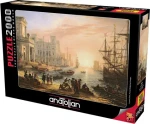 ANATOLIAN Puzzle Přístav při západu slunce