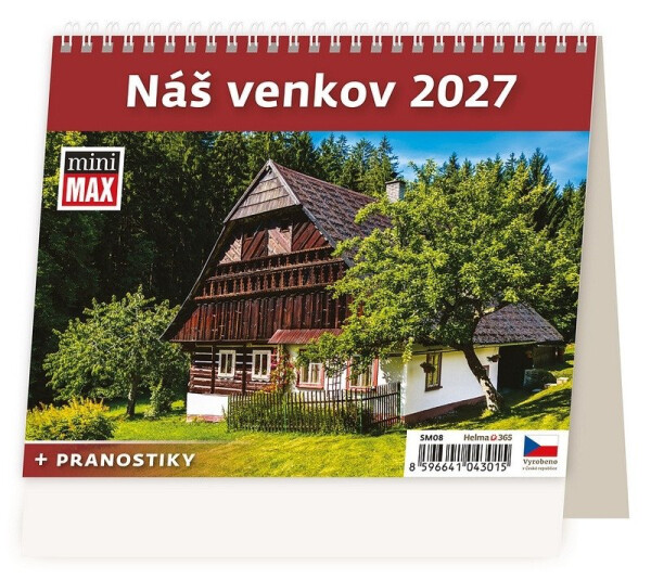 Kalendář stolní 2027 - MiniMax Náš venkov
