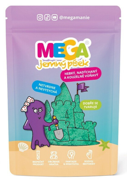 MEGAjemný písek voňavý- Zelený 90g
