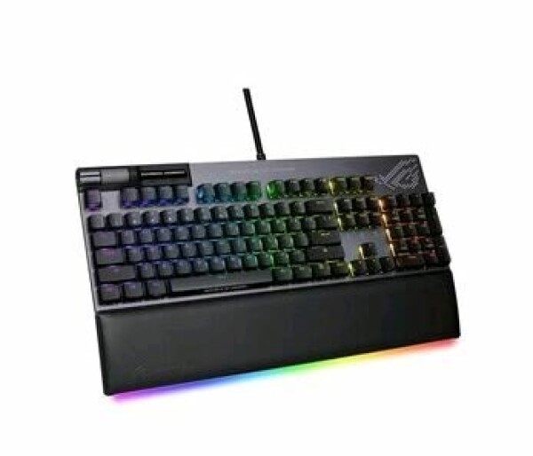 ASUS ROG Strix Flare II Animate (DE) černá / Herní klávesnice / USB-A 2.0 / ROG NX RED / PBT / RGB / DE layout (90MP02E6-BKDA01)