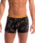 Pánské boxerky Lama M-1031 SZG M-2XL A'2 černá-grafitová L