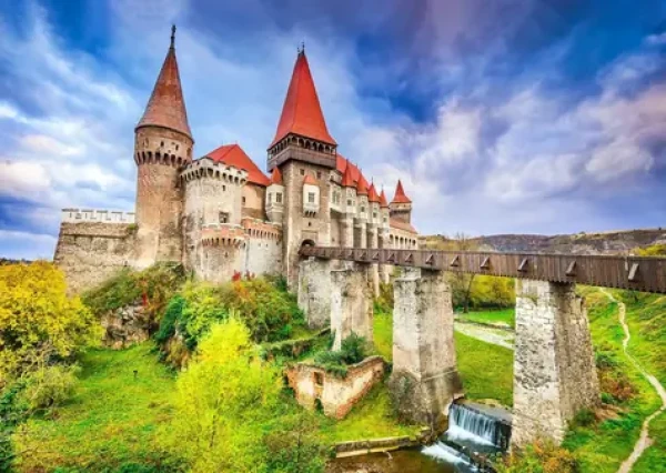 ENJOY Puzzle Korvínův hrad, Hunedoara, Rumunsko