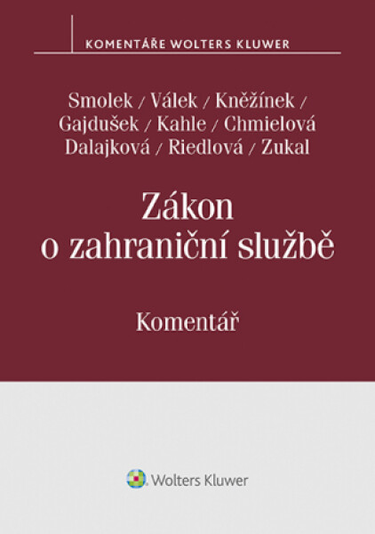 Zákon o zahraniční službě. Komentář - autorů - e-kniha