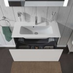 DURAVIT - L-Cube Umyvadlová skříňka Compact, 40x82x39 cm, 1 zásuvka, lesklá bílá LC615702222