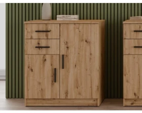 Komoda Universal, 79 cm, dub artisan