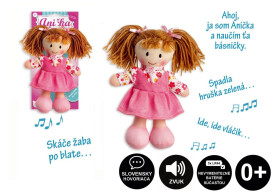 Panenka Anička hadrová plyš slovensky mluvící