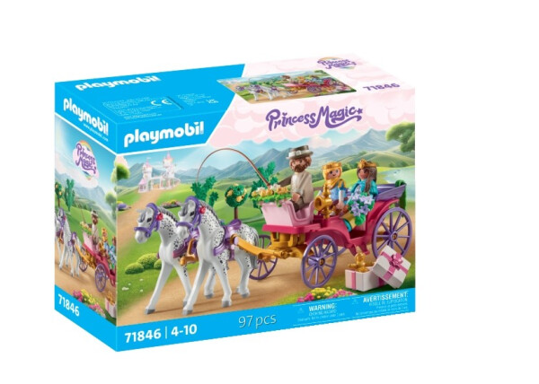 Jízda kočárem s princeznou a princem - Playmobil