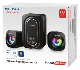 Blow PC reproduktory černá (66-399#) / Reproduktory / 2.1 / 3 W RMS / USB / 3.5mm Jack (66-399#)