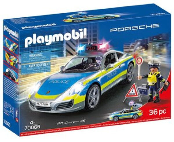 Playmobil Porsche 70066 Porsche 911 Carrera 4S Policie /od 4 let (4008789700667)