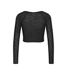 Dámský top ZERO Feel Bliss Top Long Sle. - BLACK - černý 0004 - SLOGGI BLACK S