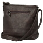 Trendy dámská koženková crossbody kabelka Neira, coffee