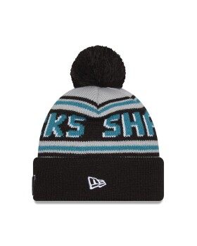New Era Pánská zimní čepice San Jose Sharks NHL Pom Wordmark