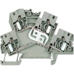 Weidmüller 8671080000 dvojitá svorka pružinová svorka Tmavě béžová 50 ks