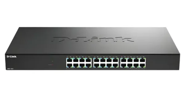 D-Link DMS-1024/E šedá / Switch / 24x RJ-45 2,5 Gbps / Unmanaged (DMS-1024/E)