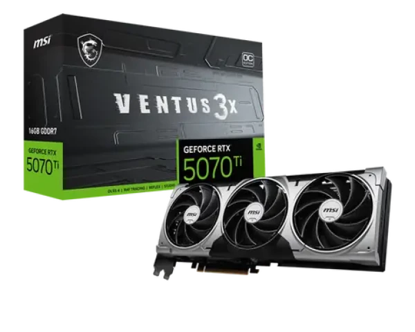 MSI GeForce RTX 5070 Ti 16G VENTUS 3X OC (RTX 5070 Ti 16G VENTUS 3X OC)