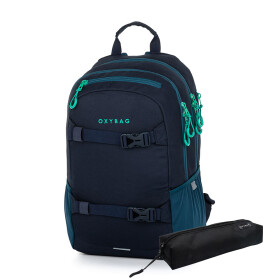 Studentský batoh KARTON P+P OXY Sport - Blue + etue zdarma