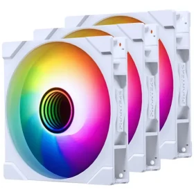 PHANTEKS M25 Gen2 PWM D-RGB Reverse Blade 3ks bílá / 140mm / Hydraulic Bearing / 36.4 dB @ 1800 RPM / 101.78 CFM (PH-F140M25R_G2_DWT01_3P)