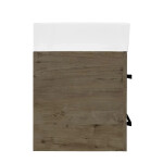 Koupelnová skříňka s umyvadlem a černou úchytkou SAT Cube Way 60x53x46 cm dub Wellington mat CUBE46C602DWSATCWL CUBE46C602DWSATCWL