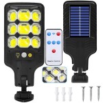 Verk Venkovní solární pouliční lampa 63 LED